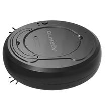 Aspirador de Pó Robô 3 em 1 Varre Aspira Limpa Praticci Bivolt Preto Agratto