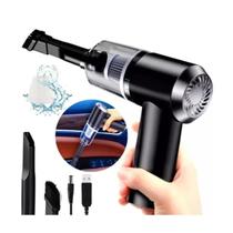 Aspirador de Pó Sem Fio para Carro e Casa 2 em 1 Bivolt 120w