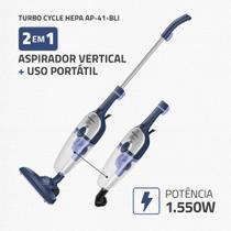 Aspirador De Pó Turbo Cycle Hepa Ap-41-bli 1550w Mondial Azul Aspirador De Pó Turbo Cycle Hepa Ap-41-bli 1550w Mondial Azul