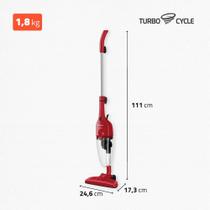 Aspirador de Pó Turbo Cycle Mondial Vermelho/Preto 1500W- AP-40-R