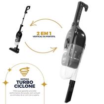 Aspirador de Pó Vertical 2 em 1 Philco 1450W Vassoura Pro