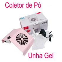 Aspirador de Unhas Gel Coletor Unha Fibra Profissional