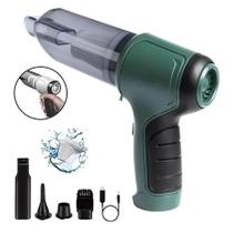 Aspirador e Ventilador em Um: Mini Aspirador e Ventilador de Pó para Automóveis