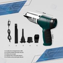 Aspirador Mini Portátil Doméstico Elétrico Sem Fio Limpeza