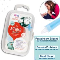 Aspirador Nasal Baby Bebê Sugador Desentupidor Catarro com Estojo Limpa Nariz Infantil