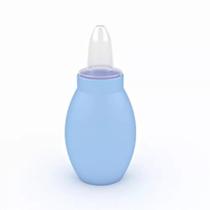 Aspirador Nasal Bebê Baby Higiene Nariz Sugador De Catarro Azul e Rosa