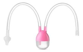 Aspirador Nasal Bebe Infantil Sugador Catarro E Meleca 1 Und Cor Rosa