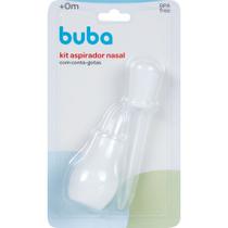 Aspirador Nasal Com Conta Gotas ponta de silicone Buba +0m