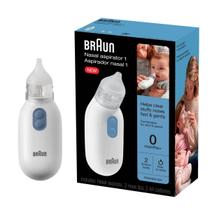 Aspirador Nasal Elétrico Braun Sucção Delicada e Rápida para Bebês - Branco