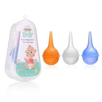 Aspirador Nasal Lit-Pack Reutilizável de Silicone Grau Alimentício 3 Peças Aspirador Nasal Lit-Pack Reutilizável de Silicone Grau Alimentício 3 Peças