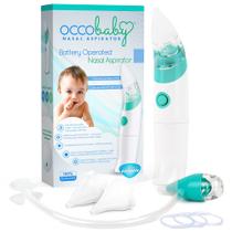 Aspirador Nasal OccoBaby para Bebês - 2 Unidades com Pontas - Operado por Bateria