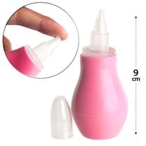 Aspirador Nasal para Bebê 2 em 1 Respire Bem - Rosa