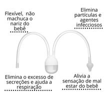 Aspirador nasal suga catarro secreçao nariz bebe pais e filhos