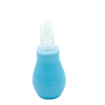 Aspirador Nasal Western CS-8A com Conta Gotas Azul Limpeza e Alívio para o Nariz do Bebê