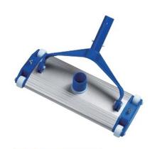 Aspirador Para Piscina Alumínio 34cm Com 4 Rodinhas Limpeza