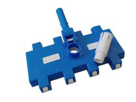 Aspirador Piscina Grande 8 Rodas TOP Azul Netuno