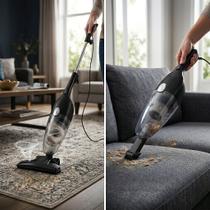 Aspirador Pó 2 em 1 Vertical Portátil Startools com Fio 600W 110V Reservatório 1,2L até 13Kpa Cabo 4m para Pisos Carpetes Sofá Carro Aspirador Pó 2 em 1 Vertical Portátil Startools com Fio 600W 110V Reservatório 1,2L até 13Kpa Cabo 4m para Pisos Carpetes Sofá Carro