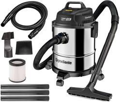 Aspirador Pó E Água Inox Turbo Vac 12l 1200w Gradiente 220v