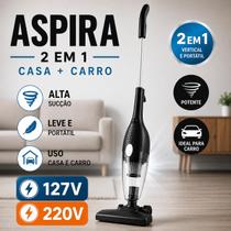 Aspirador Pó Elétrico 2 Em 1 Com Fio 110V Portátil Vertical Limpeza Residencial Automotiva Aspirador Pó Elétrico 2 Em 1 Com Fio 110V Portátil Vertical Limpeza Residencial Automotiva