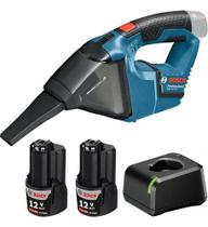 Aspirador Pó Sem Fio Bosch Gas 12v 2 Baterias 2a Carregador Aspirador Pó Sem Fio Bosch Gas 12v 2 Baterias 2a Carregador