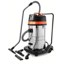 Aspirador Pó Sólidos Líquidos 220 V 2400 W Tanque Aço Inox Capacidade 80 Litros Tramontina Pro Tramontina