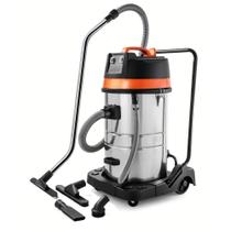 Aspirador Pó Sólidos Líquidos 220 V 2400 W Tanque Aço Inox Capacidade 80 Litros Tramontina PRO