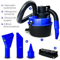 Aspirador Portátil Automotivo Pó Líquido 12v Vacuum Cleaner - Tech One