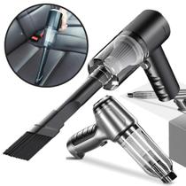 Aspirador Portátil Automotivo Sem Fio Recarregável Limpeza Rápida e Eficiente para Carro e Ambiente Aspirador Portátil Automotivo Sem Fio Recarregável Limpeza Rápida e Eficiente para Carro e Ambiente