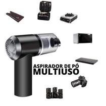 Aspirador Portátil Multiuso Recarregável Sem Fio Sucção Extra Forte Para Casa Carro Computador Usb