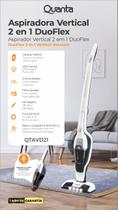 Aspirador Quanta QTAVD21 Vertical Duo 400ML Bivol White/90W