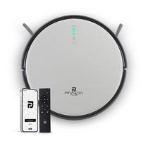 Aspirador Robô AMGR2 WiFi App Alexa Google PandaPlus Giro Mapeamento Rota Pano Mop Base Automática Controle Bivolt