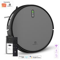 Aspirador Robô AMGR2 WiFi App Alexa Google PandaPlus Giro Mapeamento Rota Pano Mop Base Automática Controle Bivolt - Panda Plus
