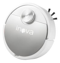 Aspirador Robô Automático Esfrega E Aspira 3 Em 1 Cor Prateado