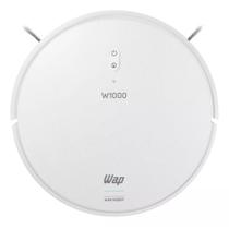 Aspirador Robô de Pó Robot W1000, Bivolt, Branco e Turquesa, Com Mapeamento 60Hz, WAP
