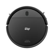 Aspirador Robô de Pó Robot W310, com base carregadora, Bivolt, Preto, WAP