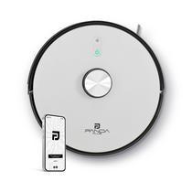 Aspirador Robô Inteligente LDS Laser WiFi Mapeia Cômodos 3000Pa Mop App PandaPlus Alexa Google Volta Base Bivolt
