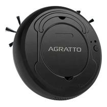 Aspirador Robô Varre + Aspira + Passa Pano Carregamento USB - AGRATTO