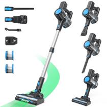 Aspirador sem fio Hysinixs N10 Lightweight 2,6 lb azul Aspirador sem fio Hysinixs N10 Lightweight 2,6 lb azul