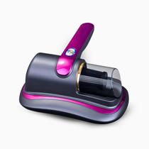 Aspirador Sem Fio Uv Portátil Anti-Acáro Colchão Sofa Rosa