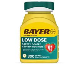 Aspirin Bayer 81mg 300 Tabletes