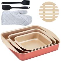 Assadeira 03 Pçs + Descanso Panela + Luva + Pincel +Espátula Assadeira 03 Pçs + Descanso Panela + Luva + Pincel +Espátula