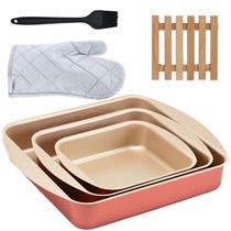 Assadeira 03 Pçs + Descanso Panela + Luva + Pincel +Espátula Assadeira 03 Pçs + Descanso Panela + Luva + Pincel +Espátula