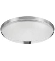 Assadeira 35cm Para Pizza Rochedo Dura Polida Alumínio Assadeira 35cm Para Pizza Rochedo Dura Polida Alumínio