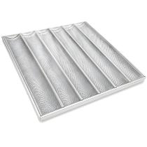 Assadeira 58X70 2,5Cm Pao Frances Perfurado 6 Ondas Aluminio 0,5Mm - Imeca