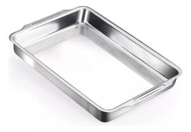 Assadeira Alumínio Alta Com Aba No 4 Assadeira Alumínio Alta Com Aba No 4