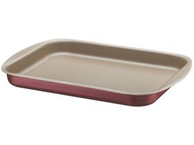 Assadeira Alumínio Rasa Brasil 28 cm 2,0 L Vermelho Tramontina