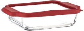 Assadeira Anchor Hocking Glass de 20 cm quadrados com tampa TrueFit Assadeira Anchor Hocking Glass de 20 cm quadrados com tampa TrueFit