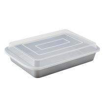 Assadeira Antiaderente Farberware GoldenBake com Tampa - 23x33cm - Cinza