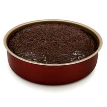 Assadeira Antiaderente Forma Fundo Removível Redonda Teflon