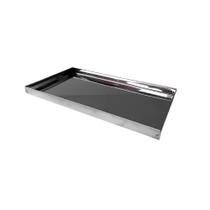 Assadeira Bandeja Forma Aço Galvanizado 45x48cm para Forno Churrasqueira Inox Ouro Minas